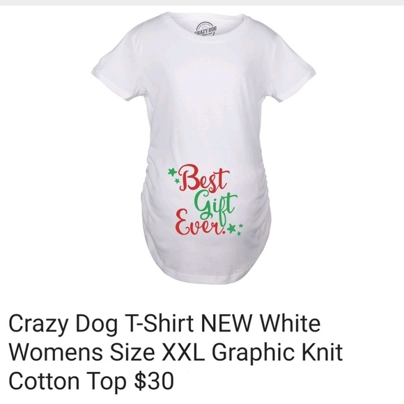 🎉2x HP🎉GREAT MATERNITY GRAPHIC T "BEST GIFT EVER" - Picture 4 of 5
